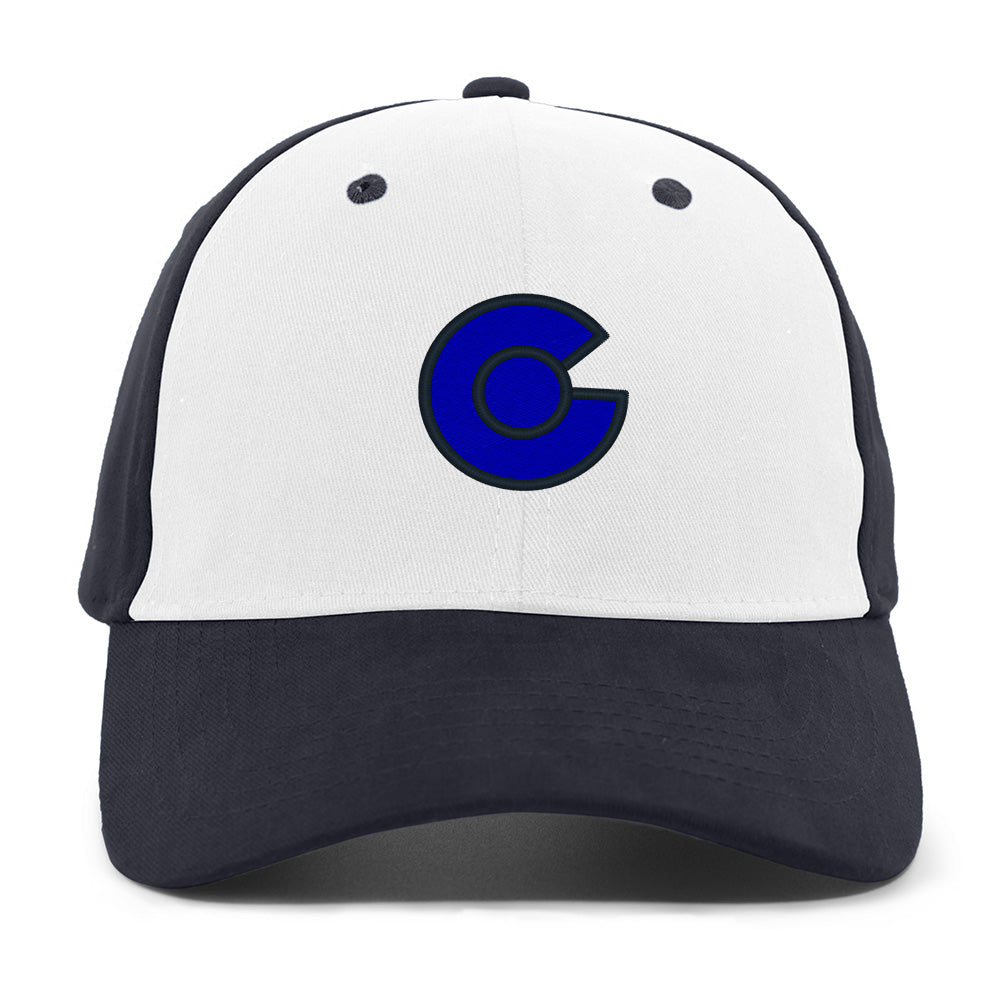 Co Trucker Hat Navy and White